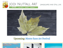 Tablet Screenshot of jodinuttall.com